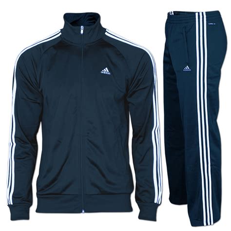 adidas anzug schwarz weiss herren n streifen|adidas Sportswear ESSENTIALS 3.